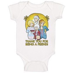Golden Girls 80s Tv Retro Caricature Baby One Piece Golden Girls 80s Tv Retro Caricature Baby One Piece