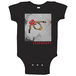 Dennis Rodman Legendary Rebound King Chicago Basketball Fan Baby One Piece Dennis Rodman Legendary Rebound King Chicago Basketball Fan Baby One Piece