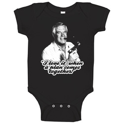 A Team Hannibal Smith Black T Baby One Piece A Team Hannibal Smith Black T Baby One Piece