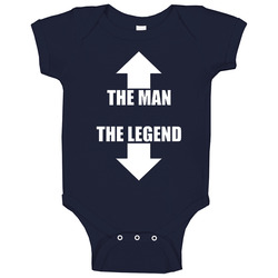 The Man The Legend Funny New Girl Popular Tv Show Baby One Piece The Man The Legend Funny New Girl Popular Tv Show Baby One Piece