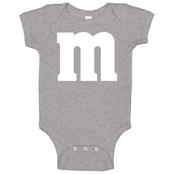 M&m Chocolate Logo Yellow Halloween Costume Baby One Piece M&m Chocolate Logo Yellow Halloween Costume Baby One Piece