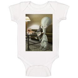 American Dad Roger Baby One Piece American Dad Roger Baby One Piece