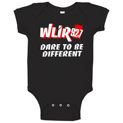 Wlir 92.7 Dare To Be Different Baby One Piece Wlir 92.7 Dare To Be Different Baby One Piece