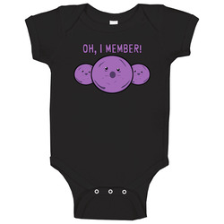 Oh, I Member! Member Berries Unisex Baby One Piece Oh, I Member! Member Berries Unisex Baby One Piece