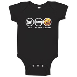 Clash Of Clans, Eat Sleep Clash Baby One Piece Clash Of Clans, Eat Sleep Clash Baby One Piece