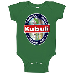 Kubuli Beer Lager Dominican Republic Baby One Piece Kubuli Beer Lager Dominican Republic Baby One Piece