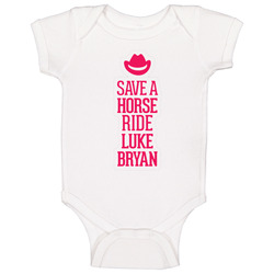 Save A Horse Ride Luke Bryan Music Baby One Piece Save A Horse Ride Luke Bryan Music Baby One Piece