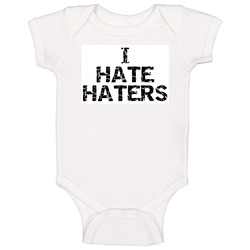 I Hate Haters Mayweather Baby One Piece I Hate Haters Mayweather Baby One Piece