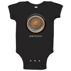 Gold Spokes Baby One Piece Gold Spokes Baby One Piece