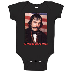 Gangs Of New York The Butcher Daniel Day Lewis Baby One Piece Gangs Of New York The Butcher Daniel Day Lewis Baby One Piece