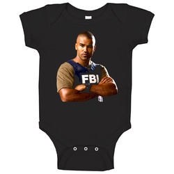 Criminal Minds Derek Morgan Mystery Baby One Piece Criminal Minds Derek Morgan Mystery Baby One Piece