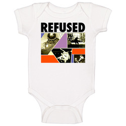 Refused Punk Rock Retro Baby One Piece Refused Punk Rock Retro Baby One Piece