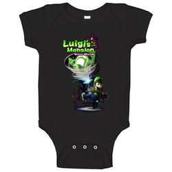 Luigi's Mansion Dark Moon Super Mario Baby One Piece Luigi's Mansion Dark Moon Super Mario Baby One Piece