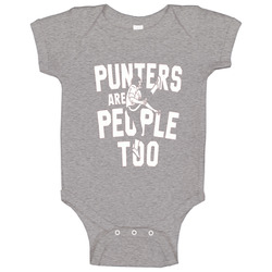 Punters Are People Too Football Ravens Humor Baby One Piece Punters Are People Too Football Ravens Humor Baby One Piece