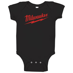 The Quotable Tees Power Tool Logo Milwaukee Father's Day Gift Baby One Piece The Quotable Tees Power Tool Logo Milwaukee Father's Day Gift Baby One Piece
