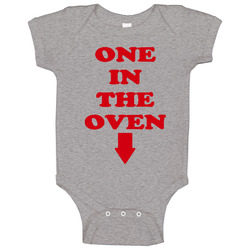 One In The Oven Funny Police Academy Popular Movie Baby One Piece One In The Oven Funny Police Academy Popular Movie Baby One Piece