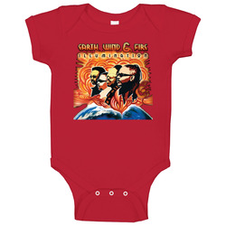 Earth Wind And Fire Album Retro Baby One Piece Earth Wind And Fire Album Retro Baby One Piece
