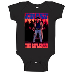 Retro Denver Football John Elway The Rifleman Baby One Piece Retro Denver Football John Elway The Rifleman Baby One Piece