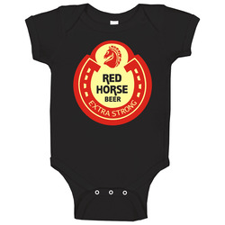 Red Horse Extra Strong Beer Baby One Piece Red Horse Extra Strong Beer Baby One Piece
