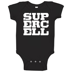 Supercell Black Baby One Piece