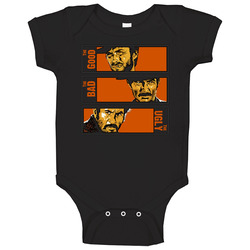 The Good The Bad The Ugly Western Retro Movie Baby One Piece The Good The Bad The Ugly Western Retro Movie Baby One Piece