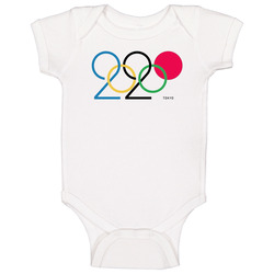 2020 Tokyo Olympics Logo Baby One Piece 2020 Tokyo Olympics Logo Baby One Piece