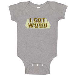 I Got Wood Shaun Of The Dead Movie Baby One Piece I Got Wood Shaun Of The Dead Movie Baby One Piece
