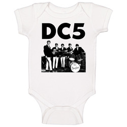 60s Rock English Britain England The Dave Clark Five 5 Baby One Piece 60s Rock English Britain England The Dave Clark Five 5 Baby One Piece