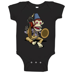 MONKEY BOMB COD Black Ops 2 ZOMBIES Black T-Shirt 100% COTTON (1 OF A KIND) Baby One Piece MONKEY BOMB COD Black Ops 2 ZOMBIES Black T-Shirt 100% COTTON (1 OF A KIND) Baby One Piece