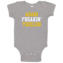 Adam Freakin' Thielen Minnesota Football Player Cool Fan Baby One Piece Adam Freakin' Thielen Minnesota Football Player Cool Fan Baby One Piece