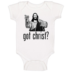 Got Christ Clerks Ii Jay Silent Bob Baby One Piece Got Christ Clerks Ii Jay Silent Bob Baby One Piece