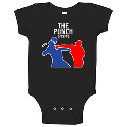 The Punch Roughned Odor Jose Bautista Texas Toronto Baseball Baby One Piece The Punch Roughned Odor Jose Bautista Texas Toronto Baseball Baby One Piece