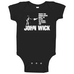 Boogeyman John Wick Action Movie Keanu Reeves Baby One Piece Boogeyman John Wick Action Movie Keanu Reeves Baby One Piece