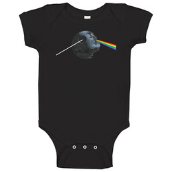 Death Star Dark Side Funny Geek Baby One Piece
