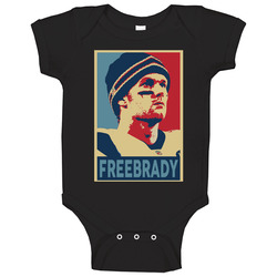 New Free Tom Brady Tee Baby One Piece
