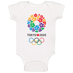 Tokyo Summer 2020 Olympics Logo World Olympiad Event Baby One Piece Tokyo Summer 2020 Olympics Logo World Olympiad Event Baby One Piece
