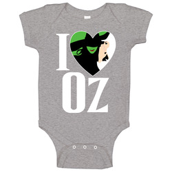 Wicked I Love Oz Musical Baby One Piece Wicked I Love Oz Musical Baby One Piece