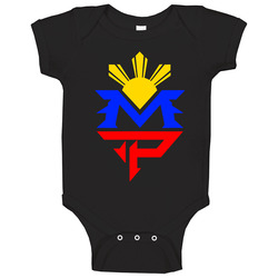 Manny Pacquiao Sun Pac Man Boxing Baby One Piece