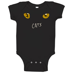 Cats Broadway Musical Show Black Baby One Piece Cats Broadway Musical Show Black Baby One Piece