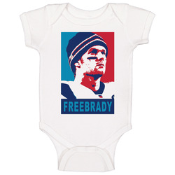 Free Brady Tom Brady New England Deflate Gate Suspension Baby One Piece Free Brady Tom Brady New England Deflate Gate Suspension Baby One Piece
