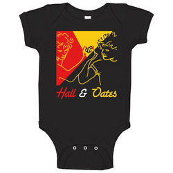 Hall And Oates 1980s Pop Classic Baby One Piece Hall And Oates 1980s Pop Classic Baby One Piece
