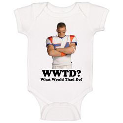 Blue Mountain State Thad Castle Baby One Piece Blue Mountain State Thad Castle Baby One Piece