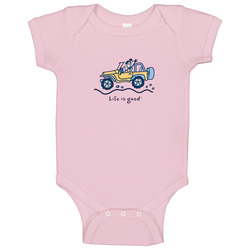Life Is Good Jeep Girl Cars Funny Baby One Piece Life Is Good Jeep Girl Cars Funny Baby One Piece