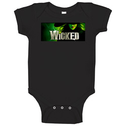 Wicked The Musical Logo Baby One Piece Wicked The Musical Logo Baby One Piece