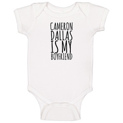 Cameron Dallas is my boyfriend Baby One Piece Cameron Dallas is my boyfriend Baby One Piece