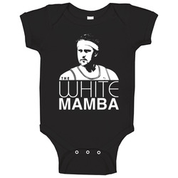 Brian Scalabrine White Mamba Basketball Baby One Piece Brian Scalabrine White Mamba Basketball Baby One Piece