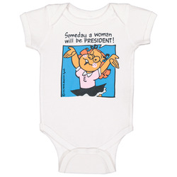 Someday A Woman Will Be President Margaret Hillary Clinton Presidential Election Baby One Piece Someday A Woman Will Be President Margaret Hillary Clinton Presidential Election Baby One Piece