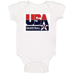 Usa Basketball Logo Baby One Piece Usa Basketball Logo Baby One Piece