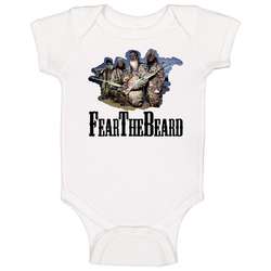 Fear The Beard Duck Dynasty Show Duck Call Baby One Piece Fear The Beard Duck Dynasty Show Duck Call Baby One Piece