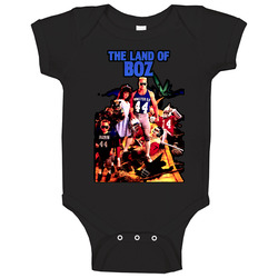 Retro Seattle Football Brian Bosworth Land Of Boz Baby One Piece Retro Seattle Football Brian Bosworth Land Of Boz Baby One Piece